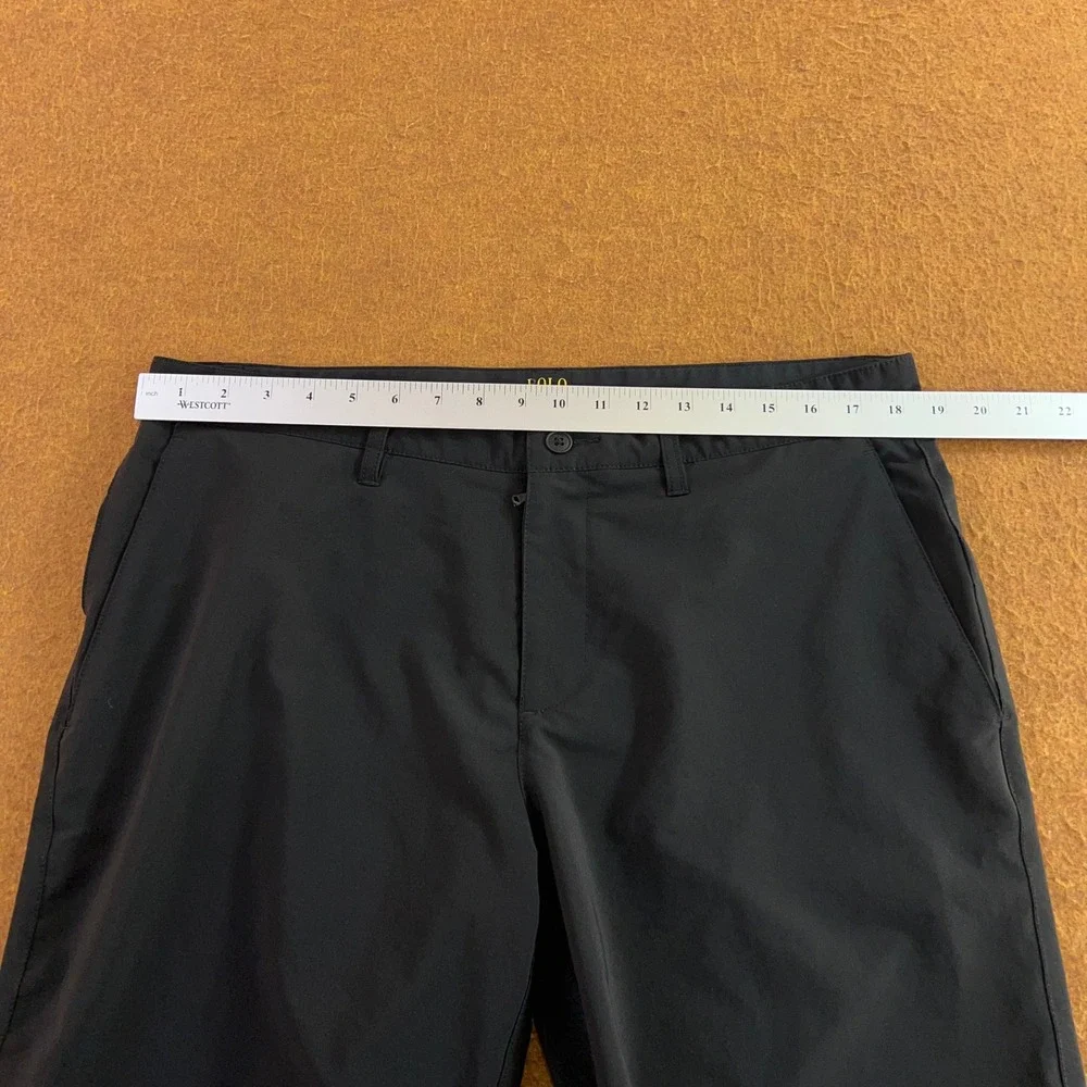 Polo Ralph Lauren Mens 34 Black Performance Stretch Golf Shorts